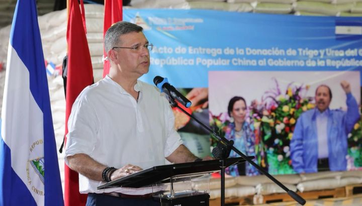 Erwin Vicente Ramírez Colindres, ministro de Fomento Industria y Comercio. Foto: medios oficialistas.