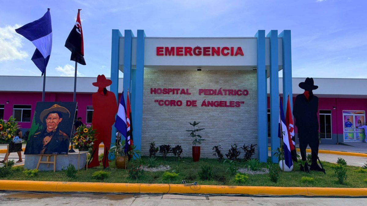 Hospital Pediátrico Coro de Ángeles de Estelí. Foto: Tomada de medios oficialistas.