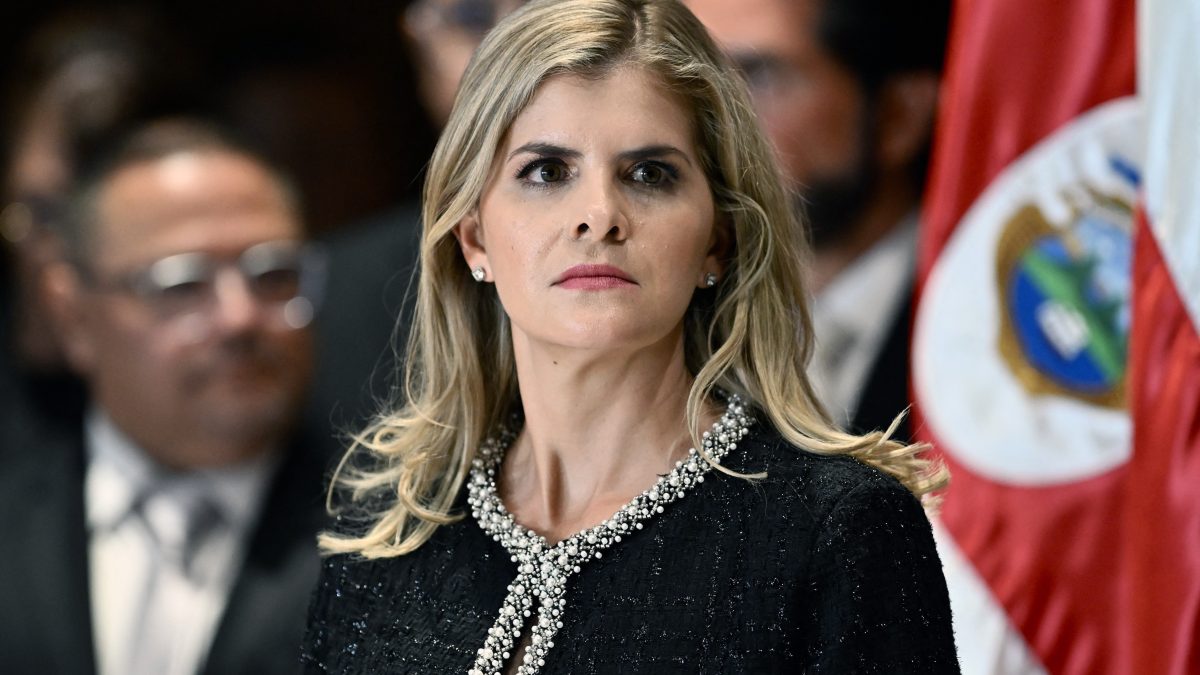 Laura Fernández, presidenta de Costa Rica. AFP