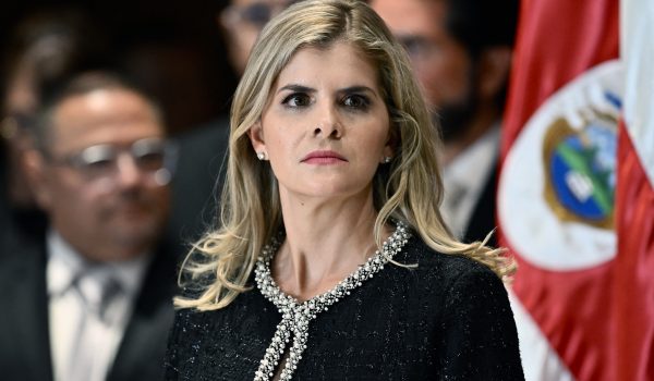 Laura Fernández, presidenta de Costa Rica. AFP