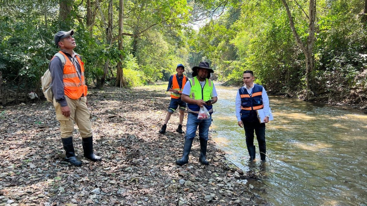 La ANA realizó inspecciones técnicas de control y seguimiento a aprovechamiento de aguas superficiales y tratamiento de aguas residuales en una empresa minera ubicada en El Jícaro. ANA