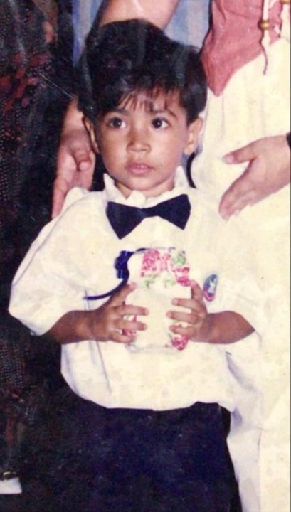 Manu cuando era un niño. LA PRENSA/ CORTESÍA