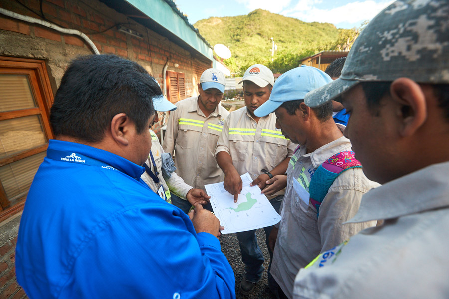 Presencia de la empresa La India Gold en Nicaragua. Foto: Tomada del sitio web de La India Gold.