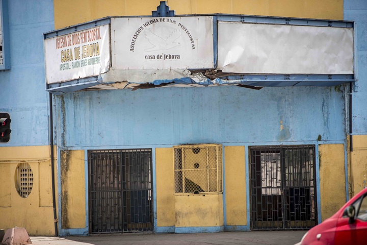 El cine González terminó convertido en iglesia en la década de 1990. LA PRENSA/ CORTESÍA