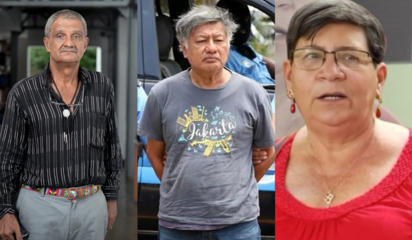 Presos políticos en desaparición forzada. De izquierda a derecha: Brooklyn Rivera, Carlos Brenes y Salvadora Martínez. Foto: Tomada de redes sociales / Colage LA PRENSA