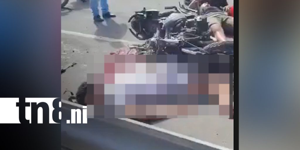 Un adolescente fue la víctima mortal de un accidente ocurrido sobre la carretera costanera. Foto: Canal 8.