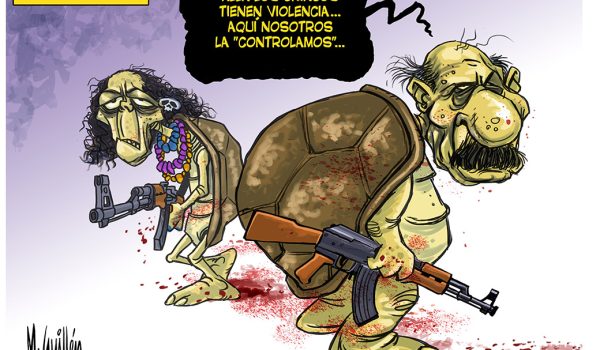 Caricatura 05/05/2026 / Aquí la «controlamos»