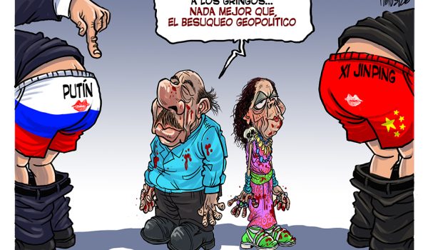 Caricatura 17/05/2026 / El besuqueo geopolítico