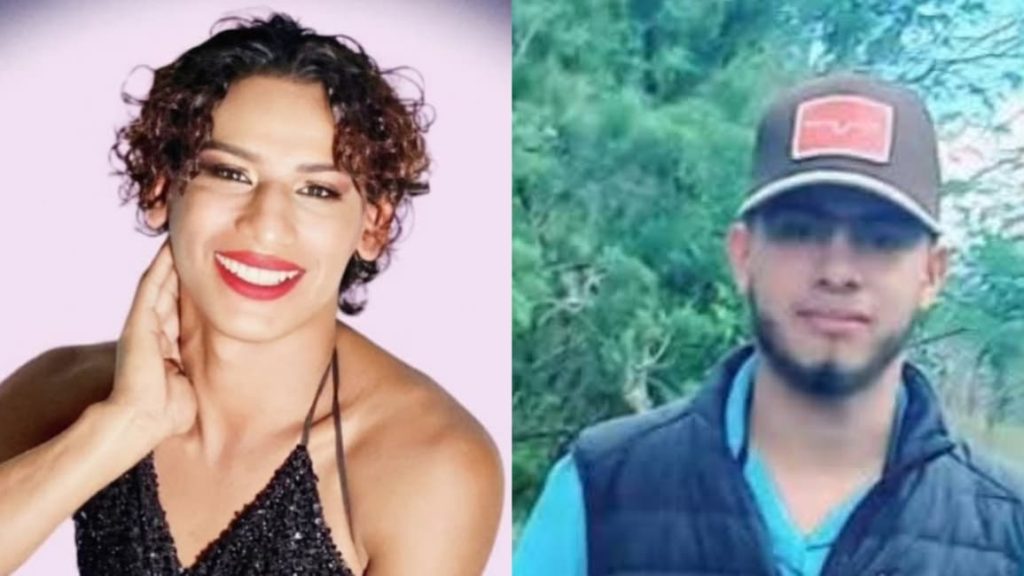 La Reina Mengueña (a la izquierda) y el principal sospechoso de haberla asesinado, Yader Fajardo (a la derecha). Foto: La Reina Mengueña/Youtube/Punto Noticioso TV/Facebook.
