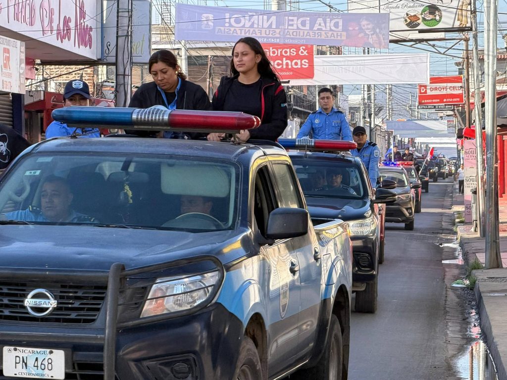 Diana en las calles de Estelí. Foto: Tomadas de la Alcaldía de Estelí.