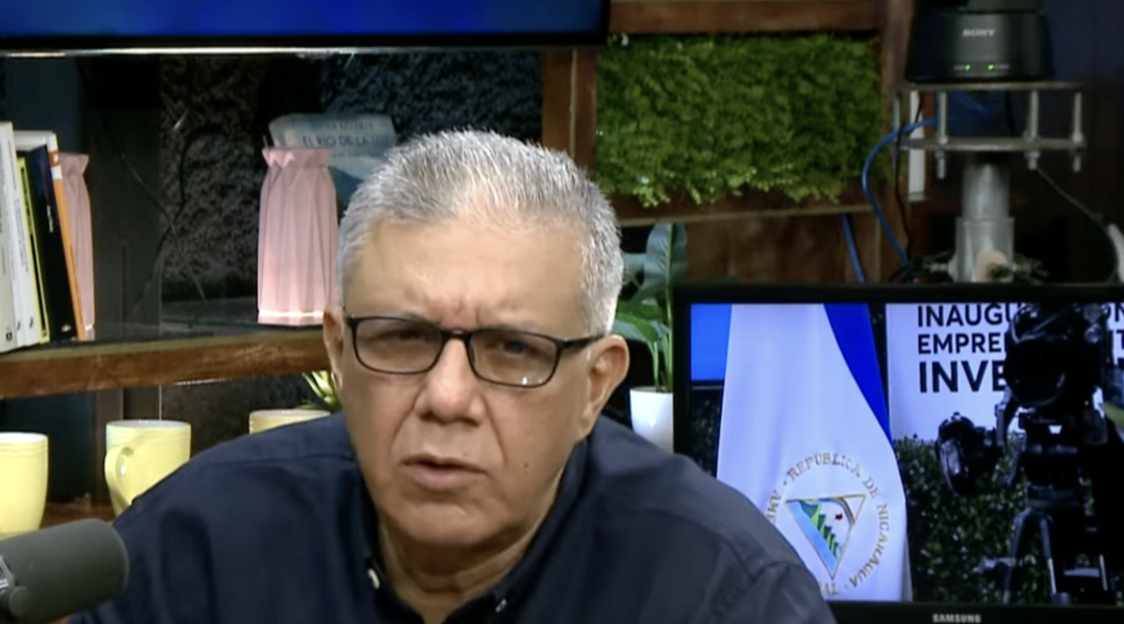 Ervin Barreda, presidente ejecutivo de la Empresa Nicaragüense de Acueductos y Alcantarillados Sanitarios (Enacal). Captura de pantalla