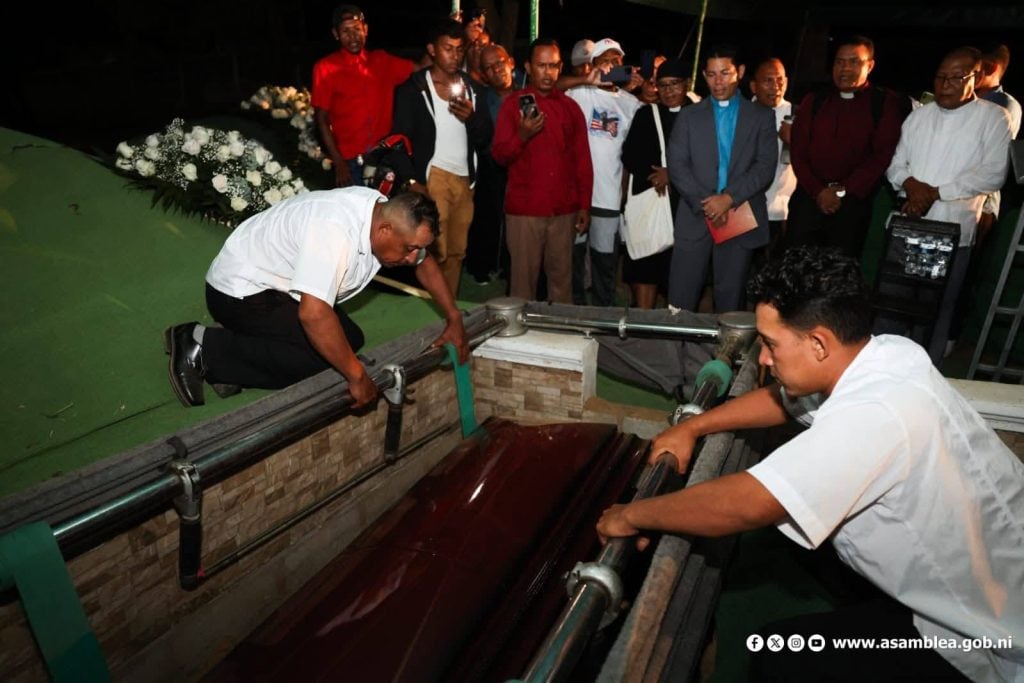 Brooklyn Rivera fue sepultado en Managua. Foto: El 19 Digital