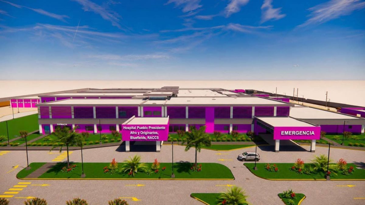 Diseño del Hospital Pueblo Presidente Afro y Originarios en Bluefiedls. REDES SOCIALES