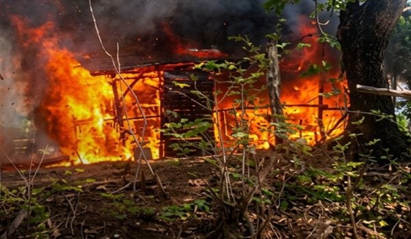 Incendio en Telica: joven con discapacidad muere calcinado