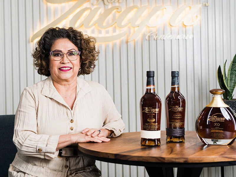 Lorena Vásquez Ampié, máster blender de Ron Zacapa. Foto Ron Zacapa