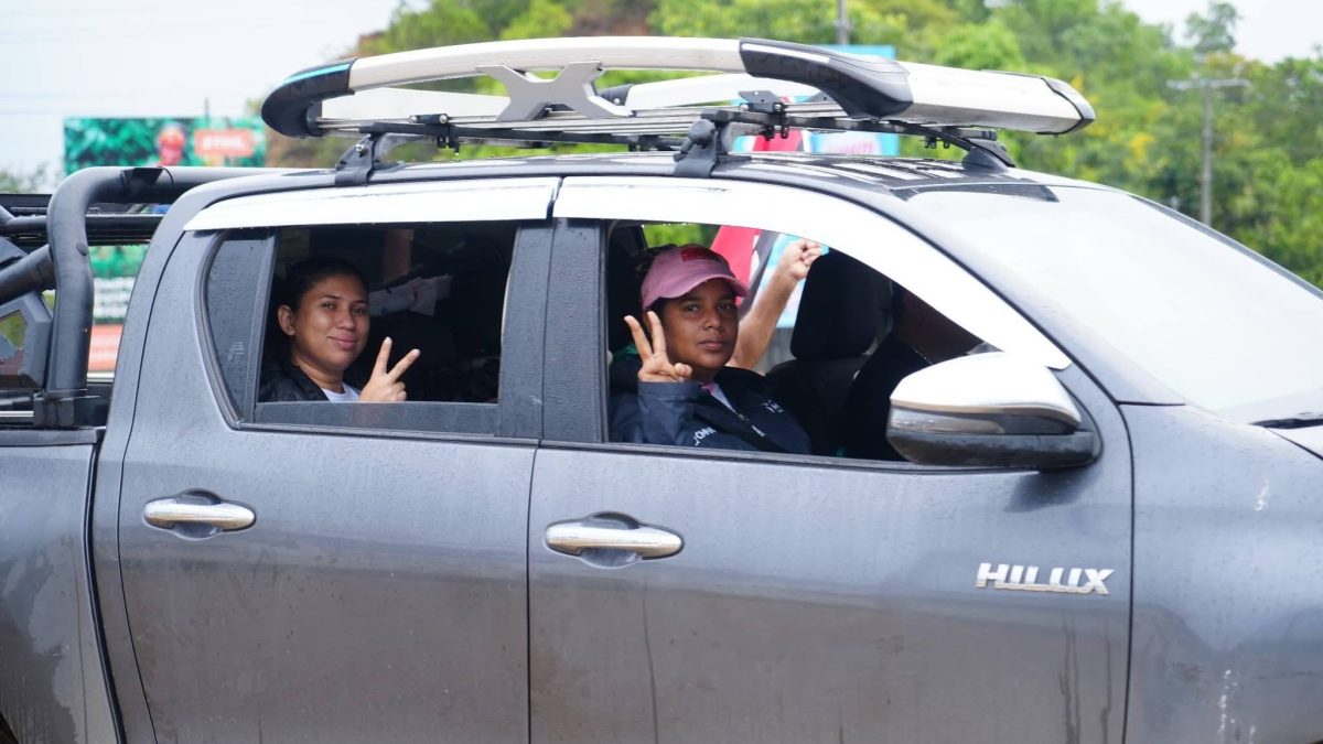 Dianas obligatorias ordenadas por la dictadura Ortega Murillo en el Día de la Madre. Foto: Tomada de redes sociales del Gobierno Regional Autónomo del Caribe Norte.