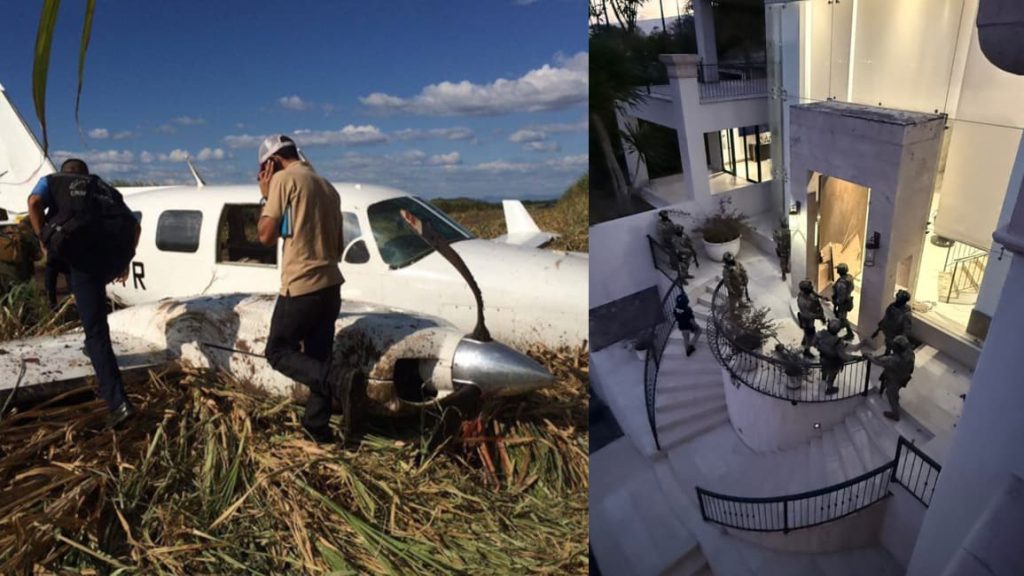 La narcoavioneta en Chinandega que destapó una red de lavado de dinero de un nica en Costa Rica. Foto: La Nación/OIJ.