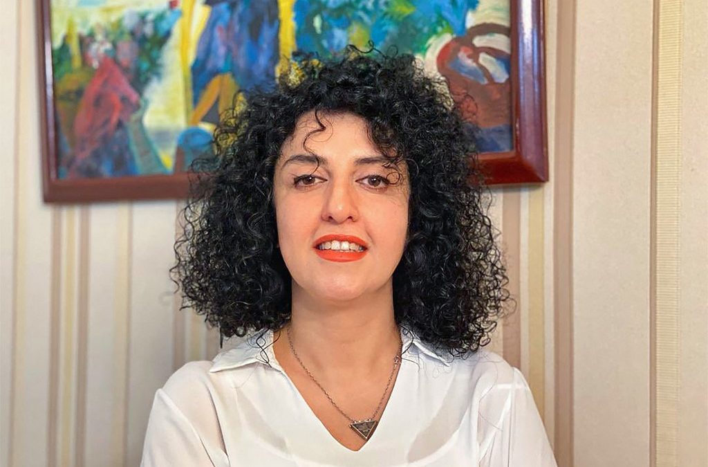 La activista iraní, Narges Mohammadi, ganadora del Premio Nobel de la Paz en 2023. AFP PHOTO/NARGES MOHAMMADI FOUNDATION