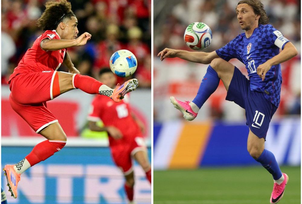Adalberto Carrasquilla y Luka Modric, las figuras de Panamá y Croacia, respectivamente.