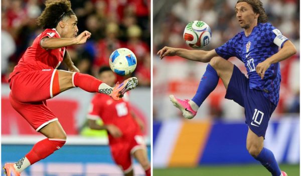 Adalberto Carrasquilla y Luka Modric, las figuras de Panamá y Croacia, respectivamente.