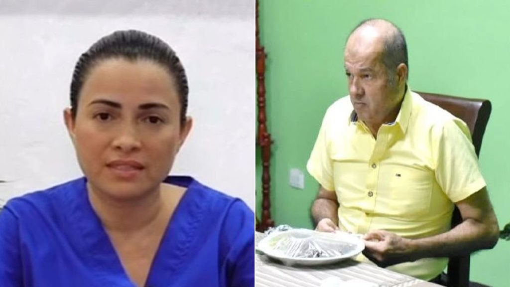 Angélica Chavarría y Steadman Fagoth, ambos considerados presos políticos del régimen.