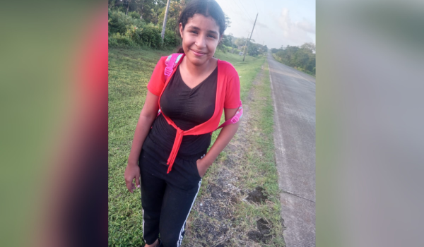 Brithany Sánchez, adolescente desaparecida en Blufields. Foto: Cortesía de su tía Nelly Hernández
