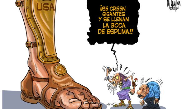 Caricatura 09/06/2026 / Los que se creen gigantes