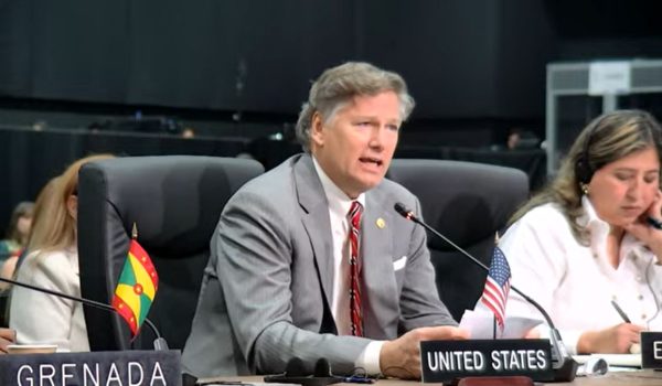 Christopher Landau, vicesecretario de Estado, exige en OEA «cero tolerancia» para regímenes autoritarios