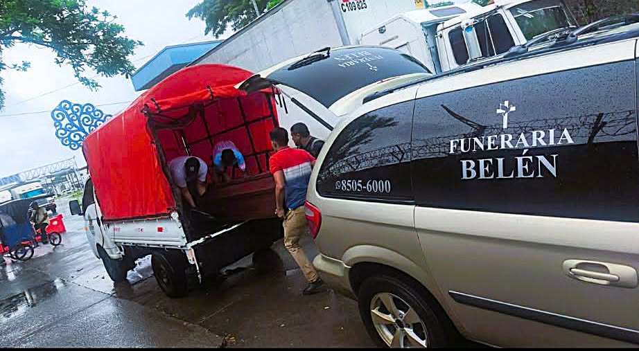 Restos de Ervin Gutiérrez fueron trasladados a su tierra natal en San Juan Viejo, municipio de Belén, departamento de Rivas.