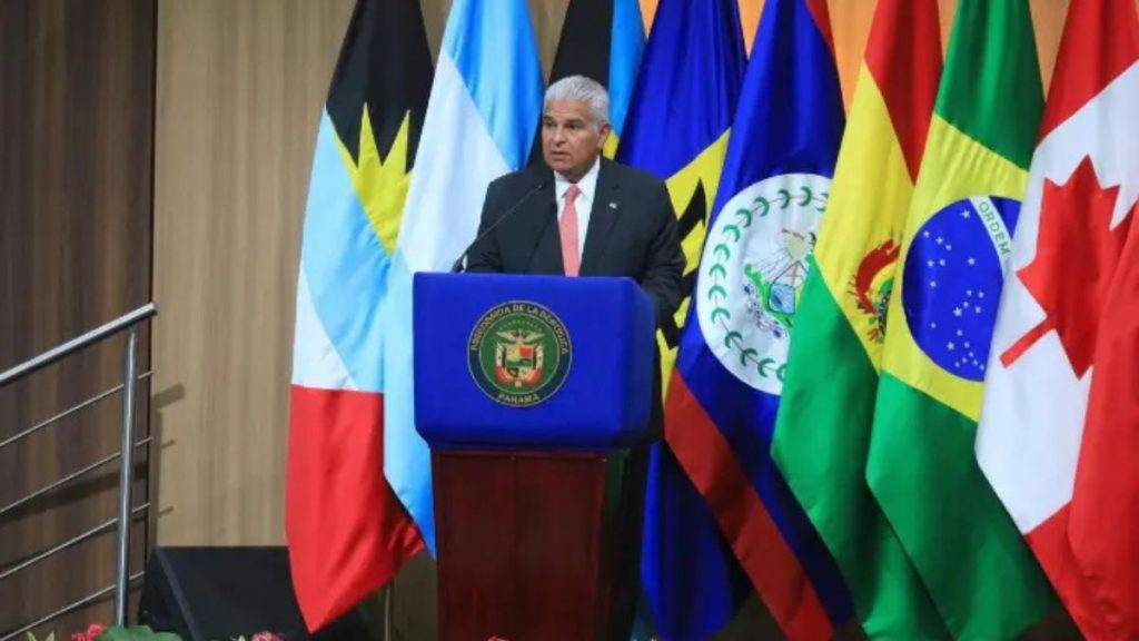 El presidente de Panamá, José Raúl Mulino. Foto: tomada de La Estrella de Panamá.