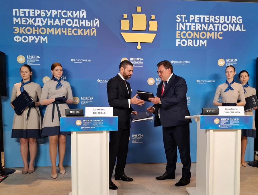 Firma de Convenios durante el Foro Económico de San Petersburgo 2026