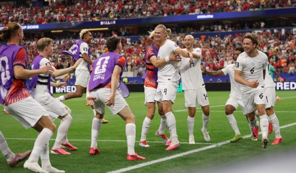 Haaland marca el gol del triunfo de Noruega en la Copa Mundial