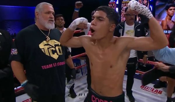 Jordan Orozco liquidó en tres rounds al Leoncito Díaz en Orlando, FL