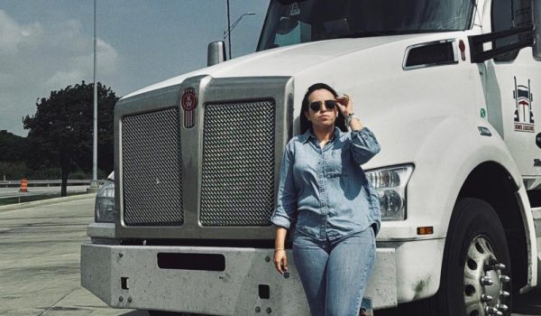 Kemberling López es originaria de Estelí. De pequeña soñó con ser doctora, pero terminó manejando trailer en EE. UU. CORTESÍA