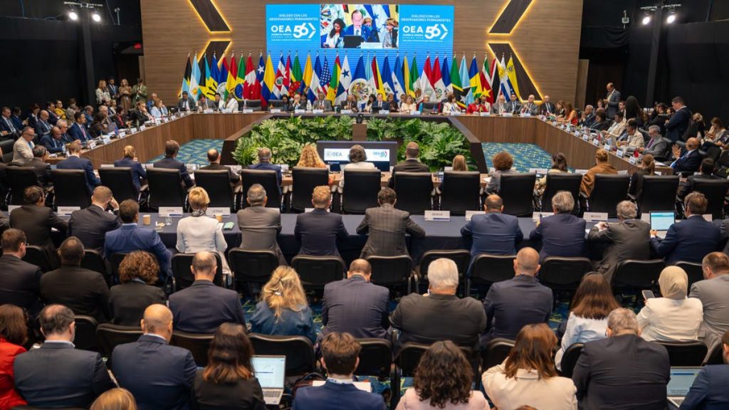 La 56ª Asamblea General de la OEA en Panamá. Foto: tomada del web de la OEA.
