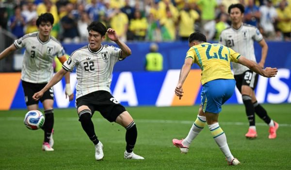 Martinelli tumba a Japón en la Copa Mundial. LA PRENSA/ AFP