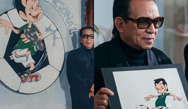 La caricatura de Cantinflas iba a ser la mascota del Mundial de Fútbol México 86. El diseño habría sido el primero inspirado en una persona real. Sin embargo, Mario Moreno no llegó a un acuerdo con los organizadores. LA PRENSA / ARCHIVO REDES
