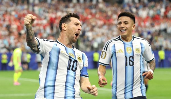 Messi abrió el marcador ante Austria y estableció otro récord.