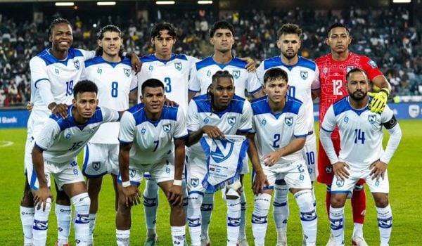 Esta la alineación que Nicaragua presentó ante Sudáfrica