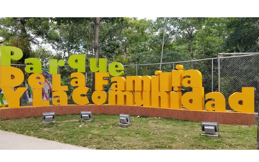 Parque de la Familia y la Comunidad de Estelí. Foto: Tomada de medios oficialistas.