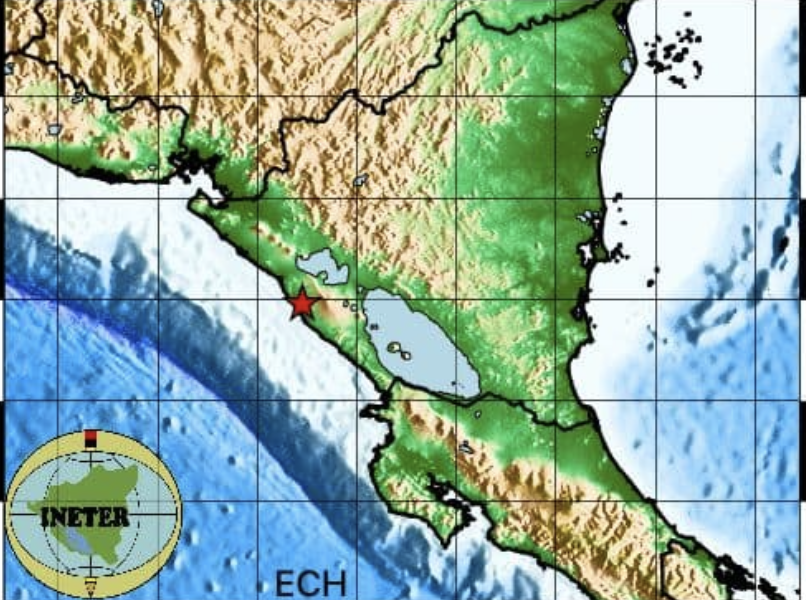 Sismo ocurrido en la mañana de este viernes 26 de junio. LA PRENSA