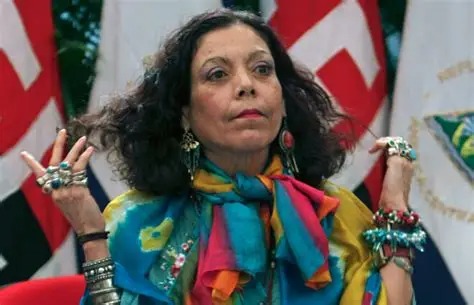 Rosario Murillo Zambrana, primera dama y codictadora de Nicaragua.
