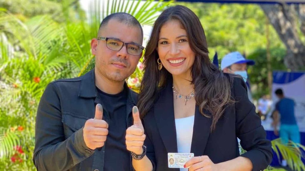 Juan Carlos Ortega Murillo y Xiomara Blandino.