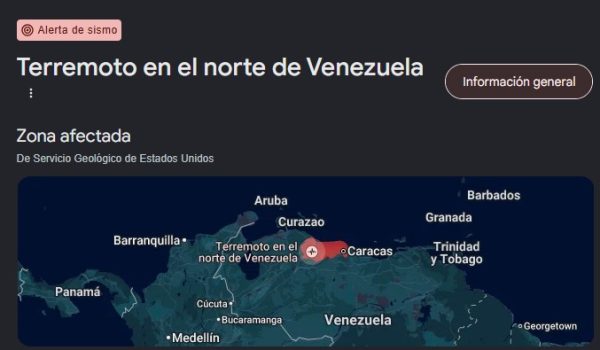 Google informó el año pasado que su sistema ya había enviado 790 millones de alertas a teléfonos móviles. LA PRENSA/Captura de pantalla