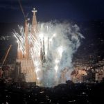 Papa León XIV bendice la torre de Jesús de la Sagrada Familia