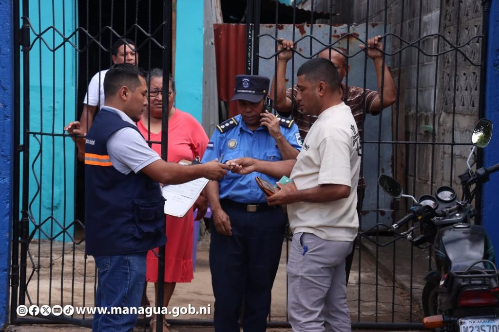 Sancionados por botar basura en sitio no autorizados en Managua. ALCALDÍA DE MANAGUA