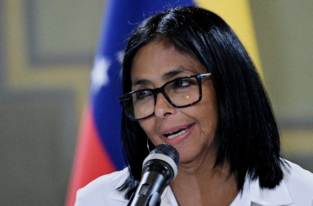 La presidenta encargada de Venezuela, Delcy Rodríguez. Juan BARRETO / AFP