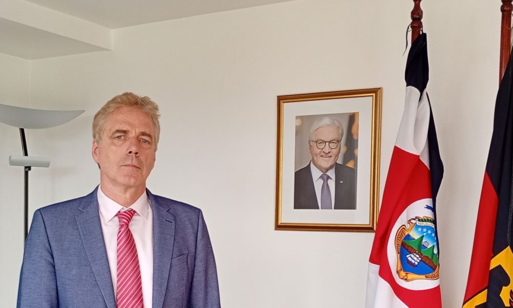 El embajador de Alemania en Costa Rica, Daniel Kriener. FOTO: LA PRENSA
