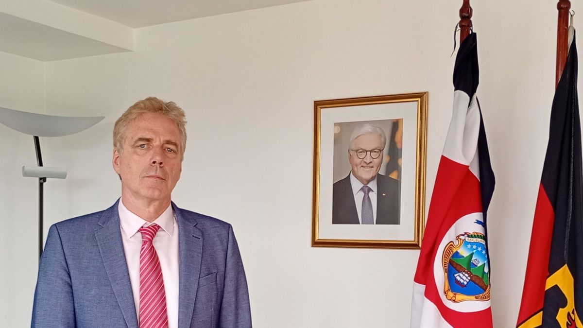 El embajador de Alemania en Costa Rica, Daniel Kriener. FOTO: LA PRENSA