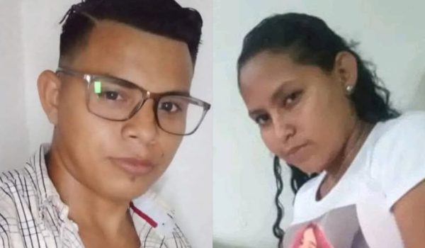 Walter Ramón Martínez Trujillo (a la izquierda) fue identificado el hombre detenido por la Policía de Masaya, quien es señalado de ser el principal sospechoso del asesinato de María Celeste Meza Valle (a la derecha). Foto: Mercado Oriental/Facebook/Noticias de Bluefields.
